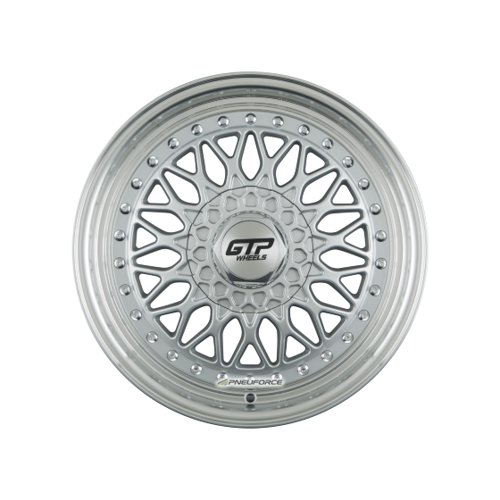 GTP WHEELS GTP 040 Silber Felgenbett Poliert